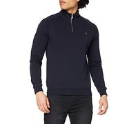 Farah Jim 1/4 Zip Sudadera, Blue, Large para Hombre