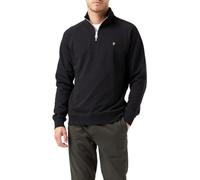 Farah Jim 1/4 Zip Sudadera, Negro, Altoa única para Hombre
