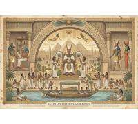 Faraón del Antiguo Egipto Puzzle De Madera 500 Piezas Adultos Y Niños,Reto,Madera,Rompecabezas,14 Años+,Deco Pared,Regalo Ideal,Anti-estrés,Relax,Desafío,Educativo (52x38cm)