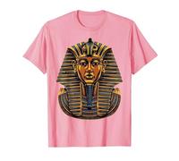 Faraón Egipcio Antiguo Cara sarcófago Egipto Camiseta, Hombre, Rosado, S