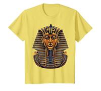 Faraón Egipcio Antiguo Cara sarcófago Egipto Camiseta, Niños, Limón, 2 años