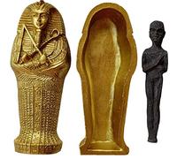 Faraón Egipcio Ataúd Khufu Pyramid Pharaoh Sarcófago Ataúd Y Figuras De Momia Decoración del Hogar