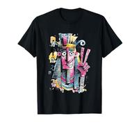 Faraón Paz Graffiti Pop Personaje Gráfico Arte Letrero Estilo Camiseta