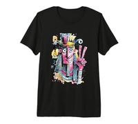 Faraón Paz Graffiti Pop Personaje Gráfico Arte Letrero Estilo Camiseta Premium