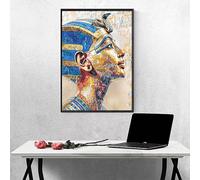 FaraóN Pintura de Diamante Hombre Diamond Painting Adultos Pintura Diamante Bordado de Punto de Cruz Kits, Kit de Diamond Painting DIY 5d für Home Wand Decor, Büro, Regalos 100x135CM PJY9 R-S