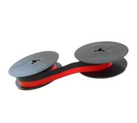 Farbbandfabrik Original - Cinta de tinta compatible con Olivetti Lettera 40, color negro y rojo