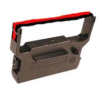 Farbbandfabrik Original - Cinta de tinta compatible con Optima CR 500, color negro y rojo