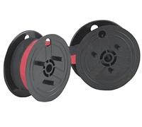 Farbbandfabrik Original - Cinta entintada compatible con C.Itoh 151 S como bobina doble, color negro y rojo, Plástico