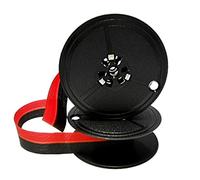 Farbbandfabrik ruban noir pour hermes baby rouge/noir taille 5