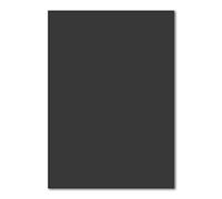 FarbenFroh - Cartulina para manualidades, 25 unidades, DIN A4, 240 g/m², 21 x 29,7 cm, negro. Cartulina fotográfica