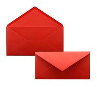 FarbenFroh - Sobres, 50 unidades, formato DL, 110 x 220 mm, cierre húmedo, sin ventana, ideales para tarjetas de invitación