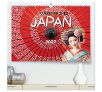 Farbenfrohes Japan (hochwertiger Premium Wandkalender 2027 DIN A2 quer), Kunstdruck in Hochglanz: Lebendige Eindrücke, die die Schönheit japanischer ... Bildern durch das ganze Jahr begleiten.