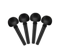 FarBoat Clavijas de afinación de violín de ébano de 1/2 piezas de repuesto de madera para violín de tamaño 1/2, 4 piezas