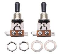 FarBoat Instrument Accessories - Interruptor de 3 vías para guitarra (metal y plástico)