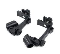 FarBoat Juego de 2 clips de micrófono de tambor con abrazadera ajustable a prueba de golpes