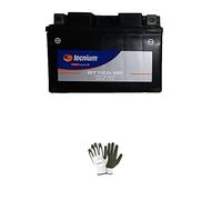 farbrothersonline Compatible con Kymco 125 Superdink 2015 Batería ya lista para el uso técnico BT12A-BS 12 V/9,5 Ah baterías 9,5 amperios 12 V específico para moto scooter 113 x 70 x 105