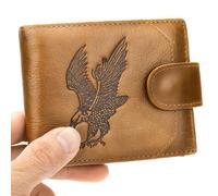Farcauo carteiras para Hombre Marrón Carteiras Homens Pequeña Carteras Hombre Billeteras Hombre Cartera De Piel Hombre Cuero Tarjetero Pequeñas Piel Mini Monedero Regalos para Hombre Cartera