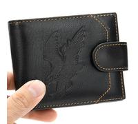 Farcauo carteiras para Hombre Negro Carteiras Homens Pequeña Carteras Hombre Billeteras Hombre Cartera De Piel Hombre Cuero Tarjetero Pequeñas Piel Mini Monedero Regalos para Hombre Cartera