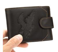 Farcauo carteiras para Hombre Negro Marrón Carteiras Homens Pequeña Carteras Hombre Billeteras Hombre Cartera De Piel Hombre Cuero Tarjetero Pequeñas Piel Mini Monedero Regalos para Hombre Cartera