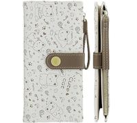 Farcauo Cartera Gatitos Mujer Pequeña Marrón Cartera Niño Pequeña Bolso Pequeño Piel Monederos Piel De Mano para Movil Bolsos Billetera Mujer