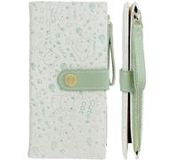 Farcauo Cartera Gatitos Mujer Pequeña Verde Cartera Niño Pequeña Bolso Pequeño Piel Monederos Piel De Mano para Movil Bolsos Billetera Mujer