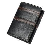 Farcauo Cartera Hombre pequeña Negro Carteiras Homens Pequeña Carteras Hombre RFID Hombre Billeteras Hombre Cartera De Piel Hombre Cuero Tarjetero Pequeñas Mini Monedero Regalos Minimalista Hombre