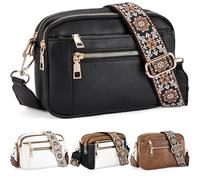 Farcauo Sacs Bandoulière Femme Cuir Moyen Tendance sac bandouliere Femme Sac à Main Bandoulieres Sac Bandouliere Femme Sac Porté Épaule Sac à Main Femme Tendance Imperméable Large Sangle Souple