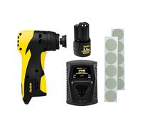 Farécla G Plus - Kit de herramientas Denibber - Mini lijadora inalámbrica de 10.8 V con órbita de 3 mm, placa trasera de 31 mm, batería, cargador y 10 discos abrasivos - para reparación inteligente