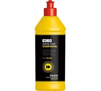 Farecla G360 Super Fast - Pasta abrasiva - Pasta de pulido - Abrillantador de coches - Cuidado de coches - Abrillantador - Limpiador de llantas - Brillo para neumáticos - Champú para coches - (500 gr)
