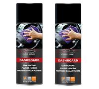 Faren Dashboard Car Line - Limpiador de silicona para salpicaderos, abrillantador y protege del polvo, antiestático en spray, 400 ml (2)
