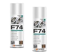 Faren F74 - Grasa de cobre en espray, lubricante de cobre antigripante para altas temperaturas, resistencia a productos químicos y agua salada, prevención del desgaste de componentes, 400 ml (2)