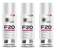 Faren - Limpiador higienizante, desinfectante F20 en aerosol, transparente, botella aerosol de 400 ml, cód. 79794, 3 unidades