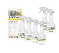 FAREN Muffyxid - Eliminar moho, antimoho, limpiador de moldes de acción rápida, desinfectante, elimina rápidamente moho, hongos, musgos y algas, retrasa la reaparición, 500 ml (6)