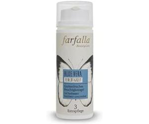 farfalla Hidratante de aloe vera, fluido hidratante fresco de pepino, 100% cosmética natural certificada (1 x 50 ml)