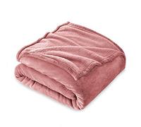 FARFALLAROSSA Manta Gigante de Franela Polar para Cama 180 King Size, Cubre Sofá Familiar, Extra Suave y Cálida, Oeko-Tex, 230 x 270 cm Rosa