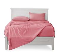 FARFALLAROSSA Sabanas 90 x 190 - Juego Sábanas 90x200 3 Piezas Algodón con Bajera 90x190 Ajustable, Encimera Cama 90 y 1 Fundas de Almohada 50x80 cm