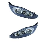Fari Un Par De Faros Delanteros De Coche 8A6113W030 Negros Para Ford Para Fiesta 2008 2009 2010 2011 2012 2013 Faro Delantero Faro Anteriore