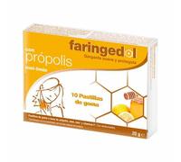 Diafarm Pastillas de goma Faringedol Própolis con miel y limón 20 unidades (50 g)