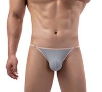 Faringoto Bragas para hombre Calzoncillos para hombre Ropa interior Desmontable Side Briefs Bikini Pant Hombres Cómodo Sexy Slip U Calzoncillos, Ejercito Verde, L