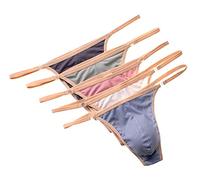 Faringoto Los hombres Desmontables De La Tanga Lateral Braguitas De Bikini Gay Pantalones De Los Hombres Cómodo Sexy Slip U, 5 p., L