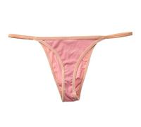 Faringoto - Tanga con lados desmontables para hombre, ropa interior tipo bikini para hombre, calzoncillos tipo slip sexys y cómodos, diseño en U, calzoncillos para hombre, rosa, M