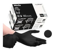 Farla Medical MediRange Nitrile Gloves - Disposable Black Gloves - Powder Free & Latex Free Nitrile Gloves Large - Multi-Purpose, Single Use (Small, 2 count (Pack of 200))