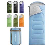 FARLAND Saco de Dormir Rectangular 0 Grados centígrados 20 Grados F, Clima frío 4 Estaciones para Adultos, jóvenes, niños, Unisex para Camping, Senderismo, Impermeable, Viajes, mochileros y al Aire