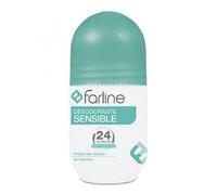 Farline Desodorante Roll-On Piel sensible Efecto protección 24 horas Sin alcohol 50 ml