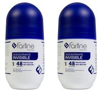 Farline Hombre Desodorante Invisible 2x50ml