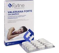 FARLINE Valeriana Forte con Paiflora 60 Cápsulas "Mejora la Calidad del Sueño"