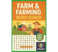 Farm and Farming word search puzzle book: word search with easy to read print about farms and farming, animals and crops. 6x9 inches 110pages over 50 puzzles. Gift holiday birthday or free time