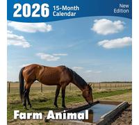 Farm Animal 2026 Calendar: Everyday life with charming barnyard animals