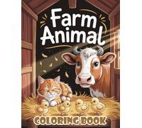 Farm Animal: Animal-Themed Coloring Book for Children with Farm Scenes and Barnyard Friends