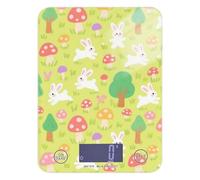 Farm Animal Bunny Mushroom Colorful Keto - Báscula de peso de alimentos de 11 libras/2 onzas, escala pequeña de 5 kg/5 g con 4 unidades para (usuario) (usuario) (usuario) (usuario) pesa para alimentos